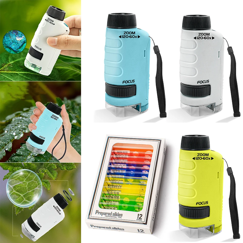 Educational Mini Handheld Micr - Kids Outdoor Microscope review and price