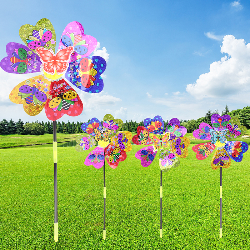 1Pc Colorful Sequin Windmill C - Kids Outdoor Yard Toys review and price