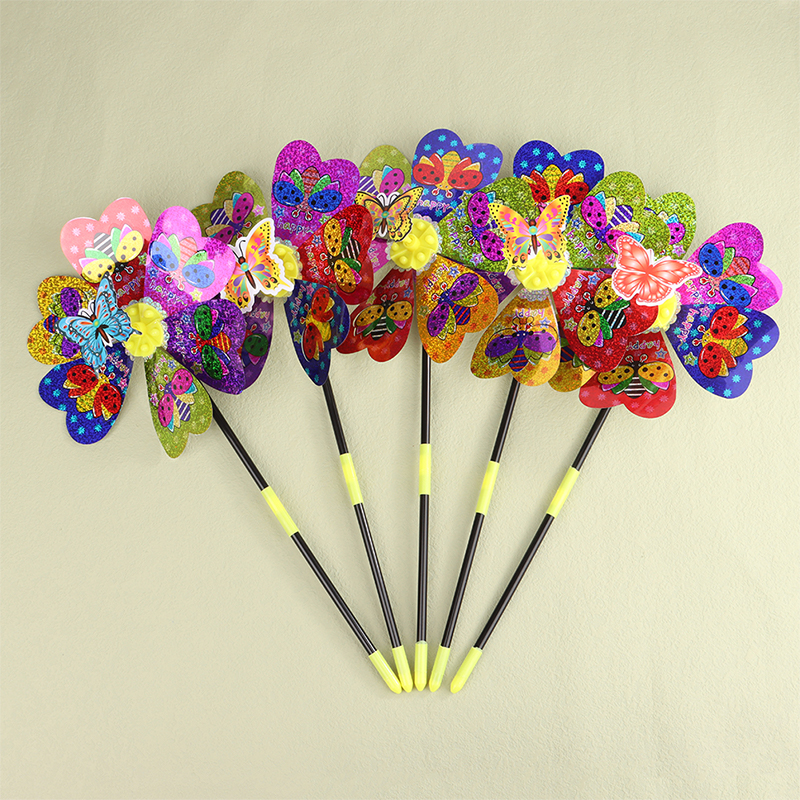 1Pc Colorful Sequin Windmill C - Kids Outdoor Yard Toys review and price
