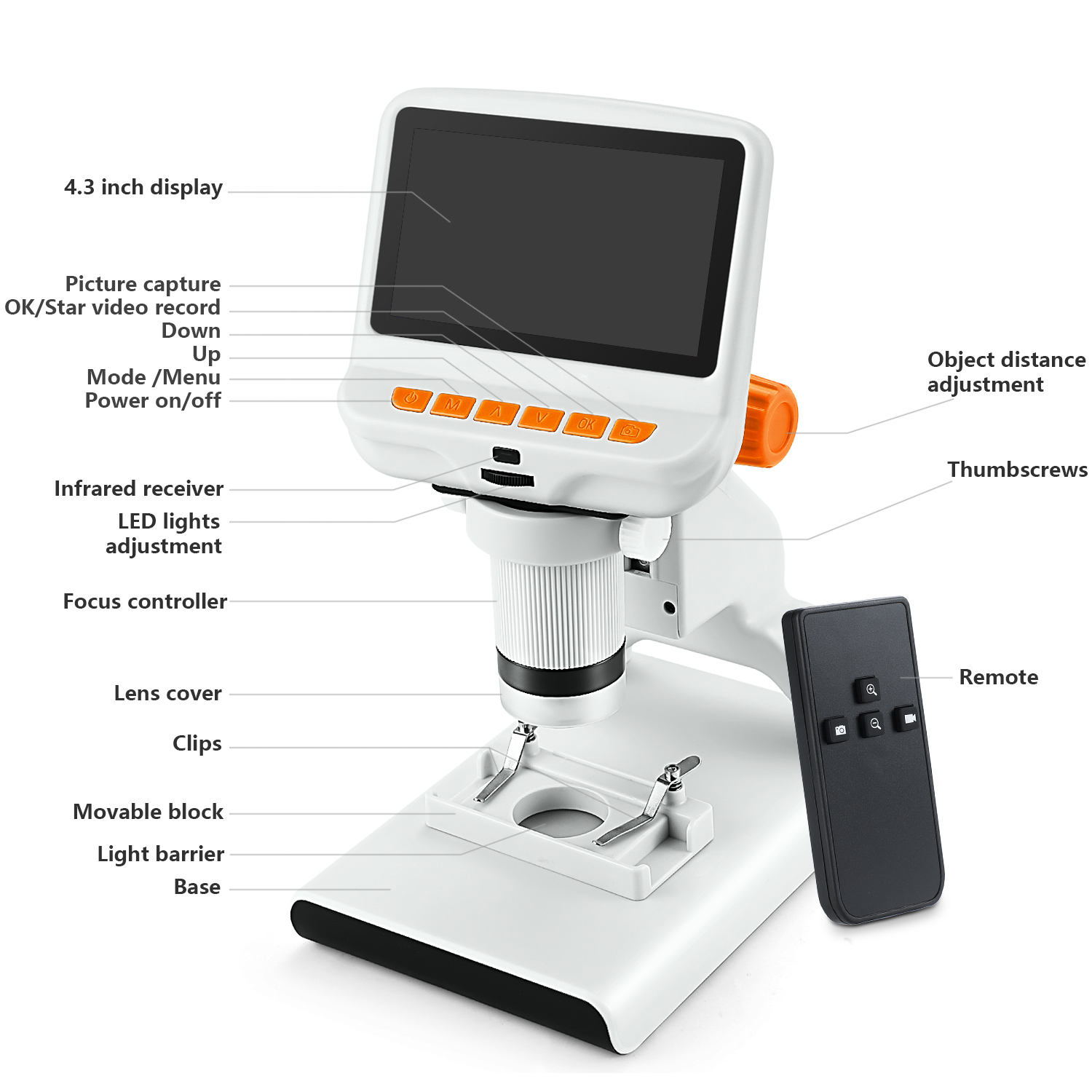 Andonstar 4.3Inch Chlidren 2MP - Kids Outdoor Microscope review and price