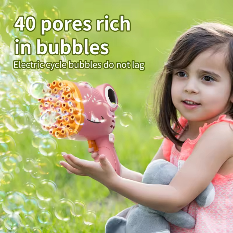 1-3Pcs 40 Holes Dinosaur Bubbl - Kids Outdoor Easter Gifts review and price