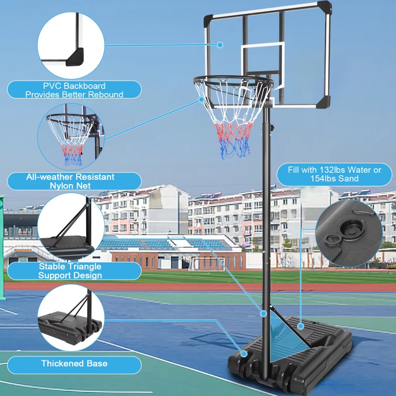 Basketball Hoop System Portabl - Basketball Hoop Outdoor review and price