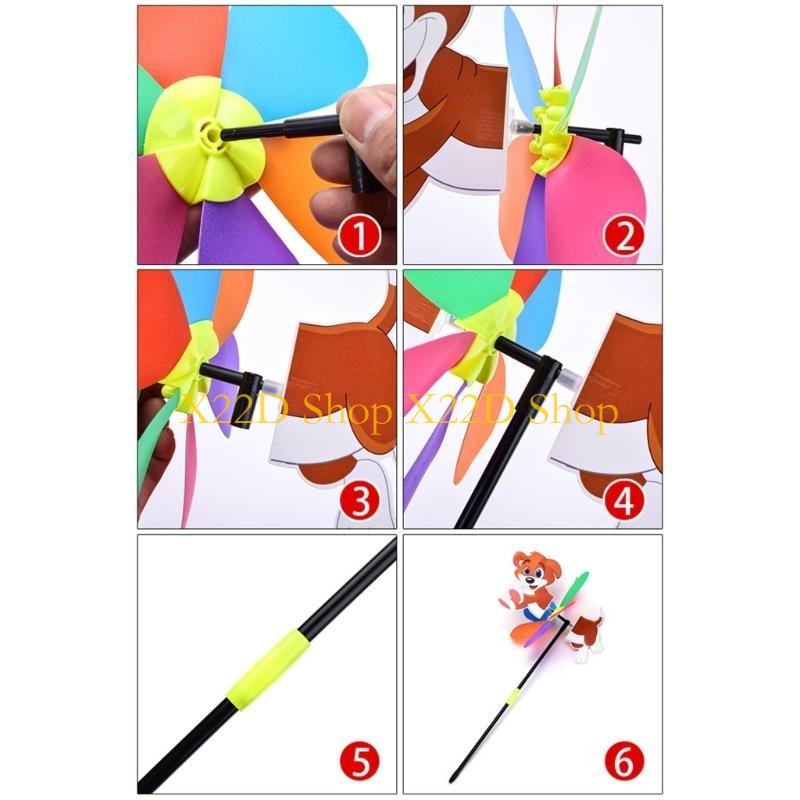 X22D 3D Animal Wind Spinners C - Kids Outdoor Yard Toys review and price
