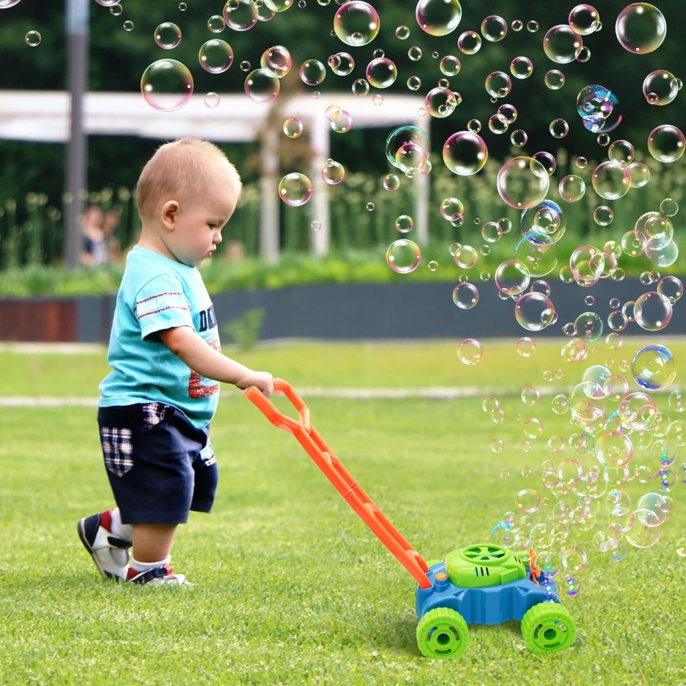 Kids Bubble Lawn Mower Toy, Pu - Kids Outdoor Lawn Mower review and price