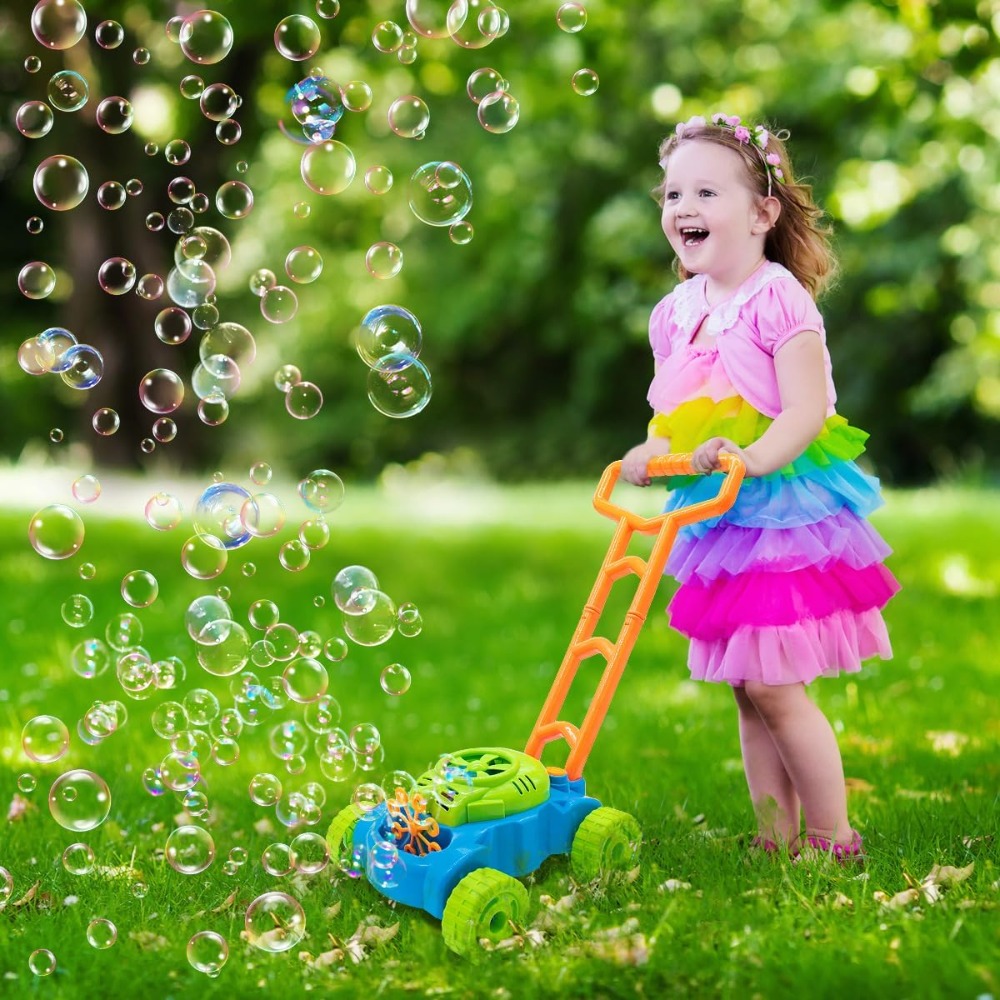 Kids Bubble Lawn Mower Toy, Pu - Kids Outdoor Lawn Mower review and price
