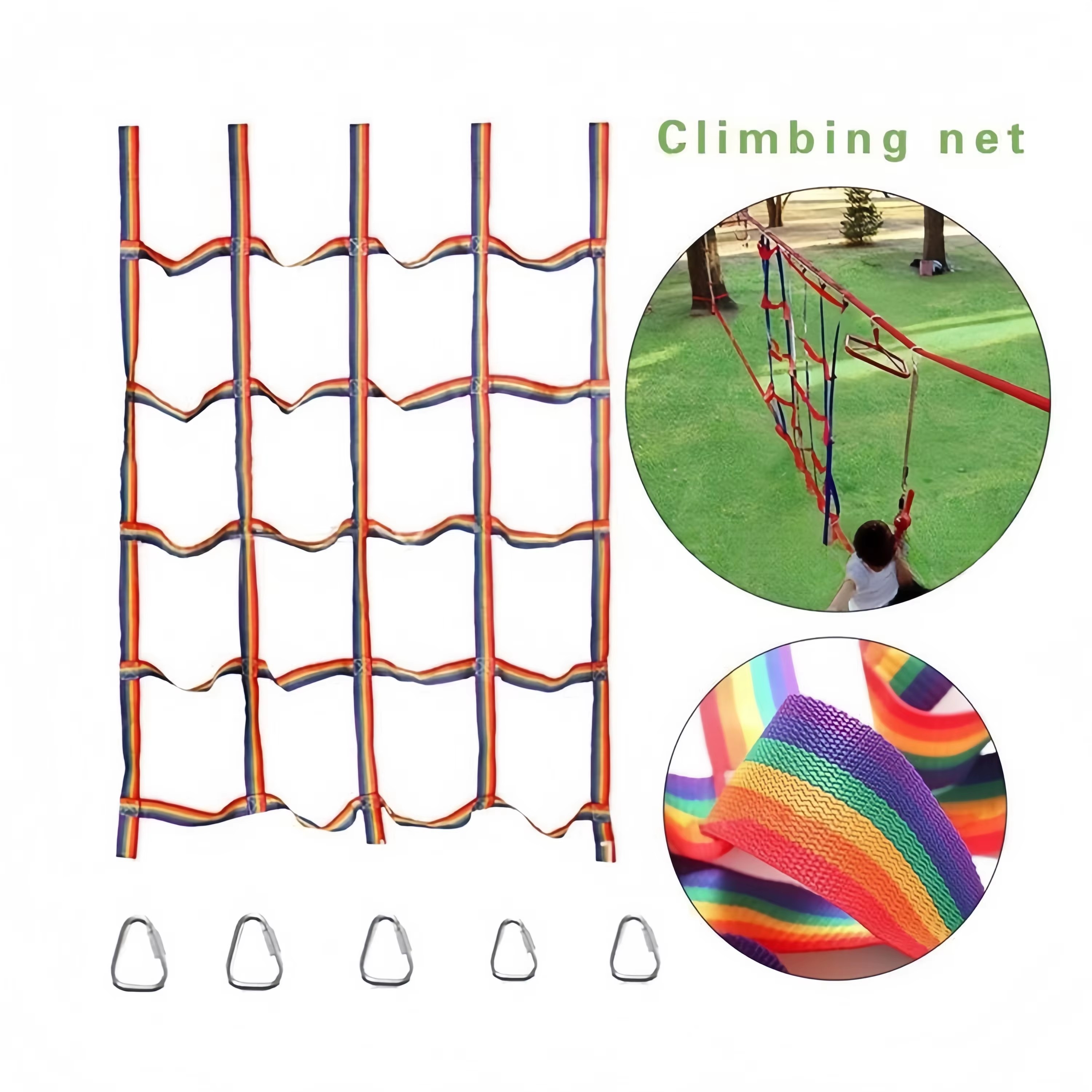 Outdoor Colored Ribbon Climbin - Kids Outdoor Swing review and price