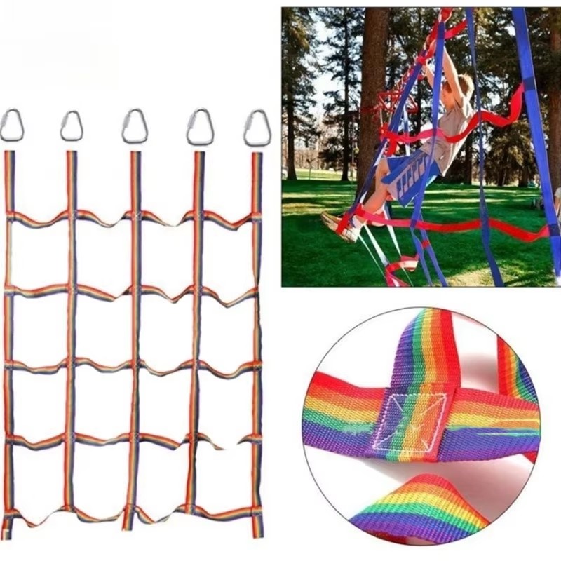 Outdoor Colored Ribbon Climbin - Kids Outdoor Swing review and price