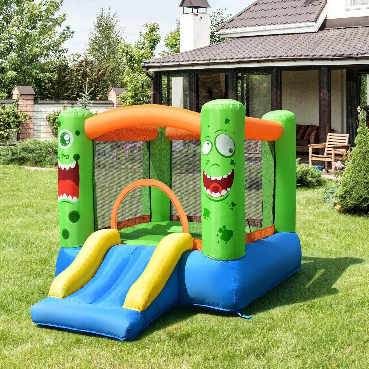 Kids Inflatable Bouncy Castle  - Kids Outdoor Zone review and price