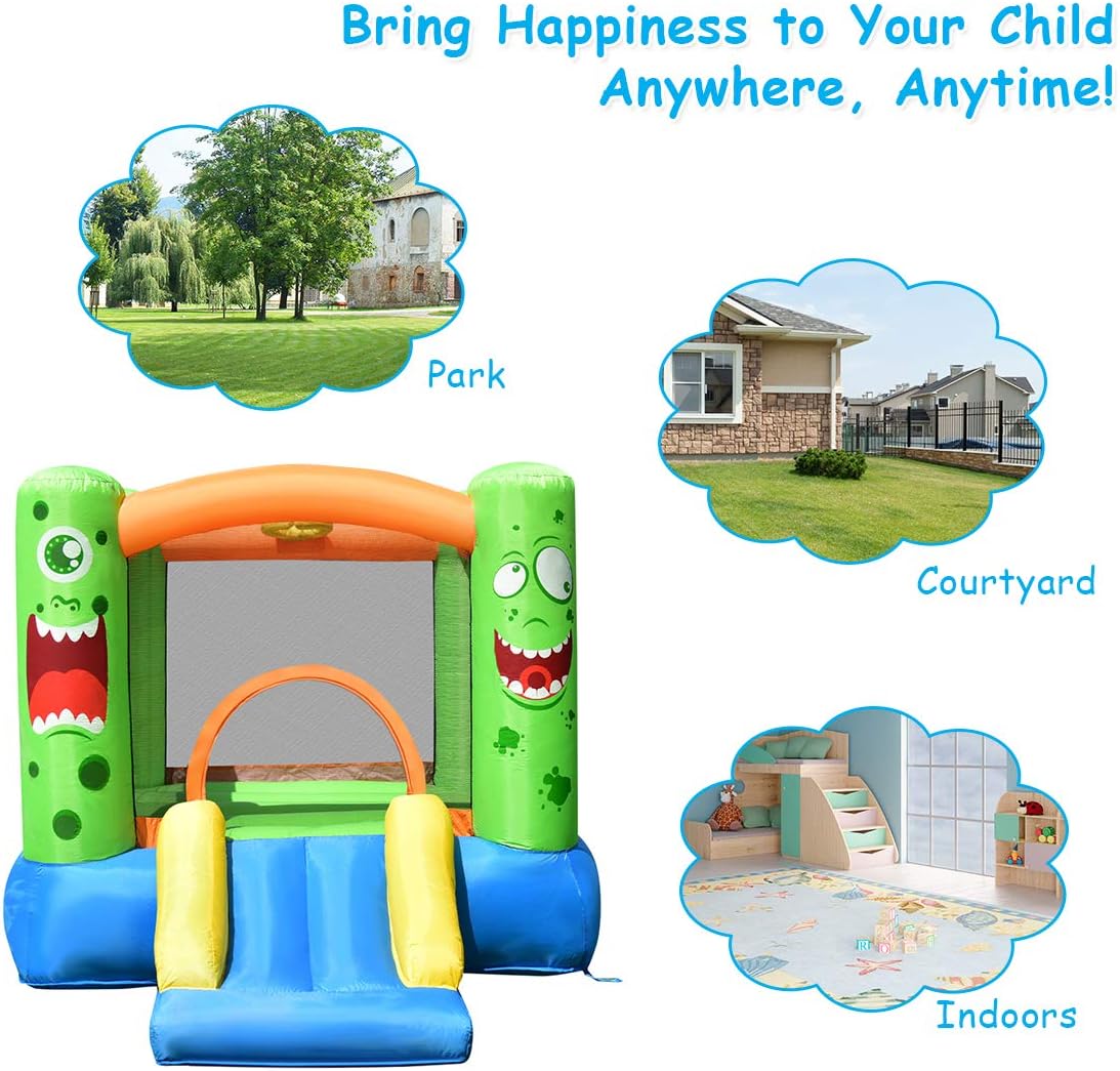 Kids Inflatable Bouncy Castle  - Kids Outdoor Zone review and price