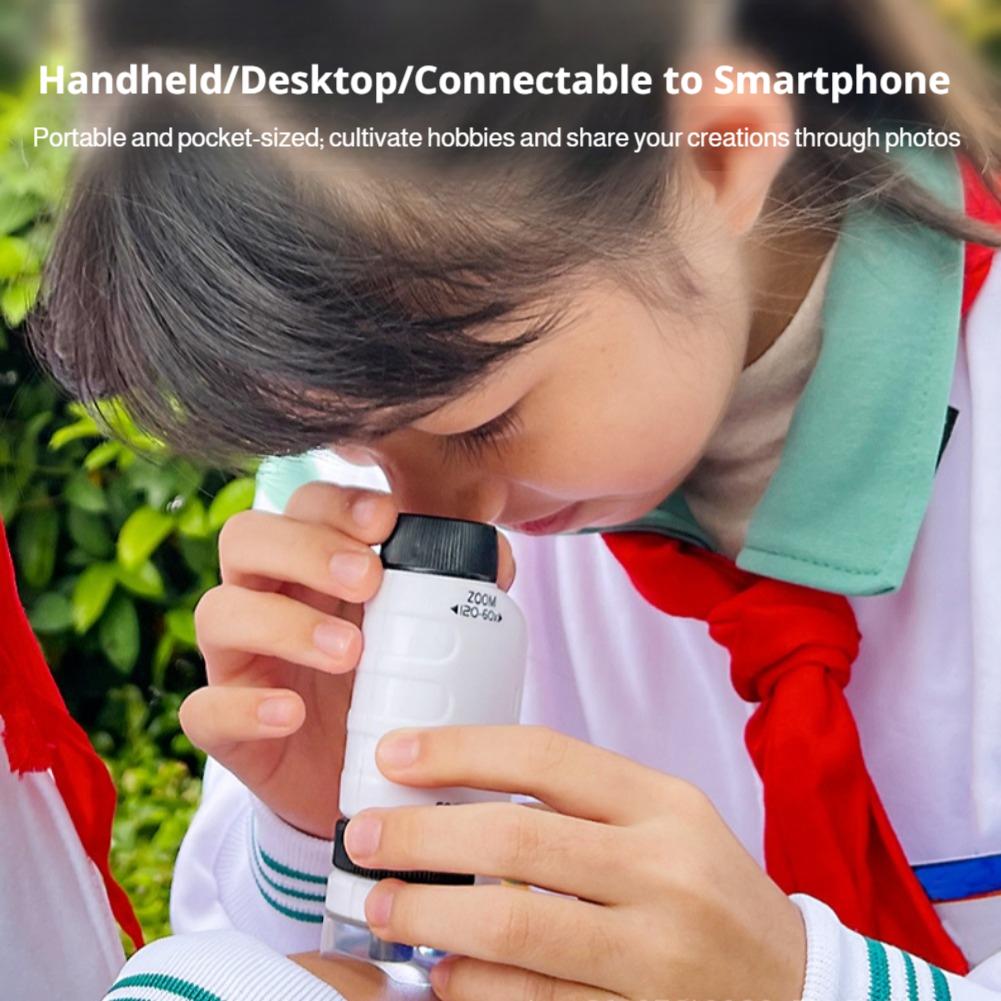 Pocket Microscope 60-120X With - Kids Outdoor Microscope review and price