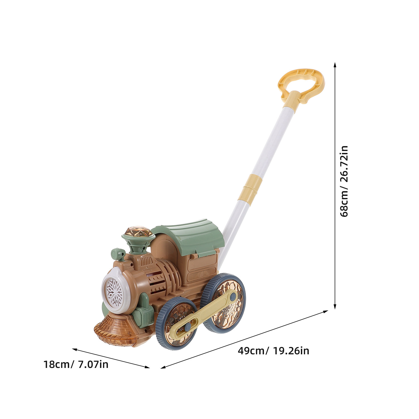 Automatic 8 Hole Bubble Train  - Kids Outdoor Lawn Mower review and price