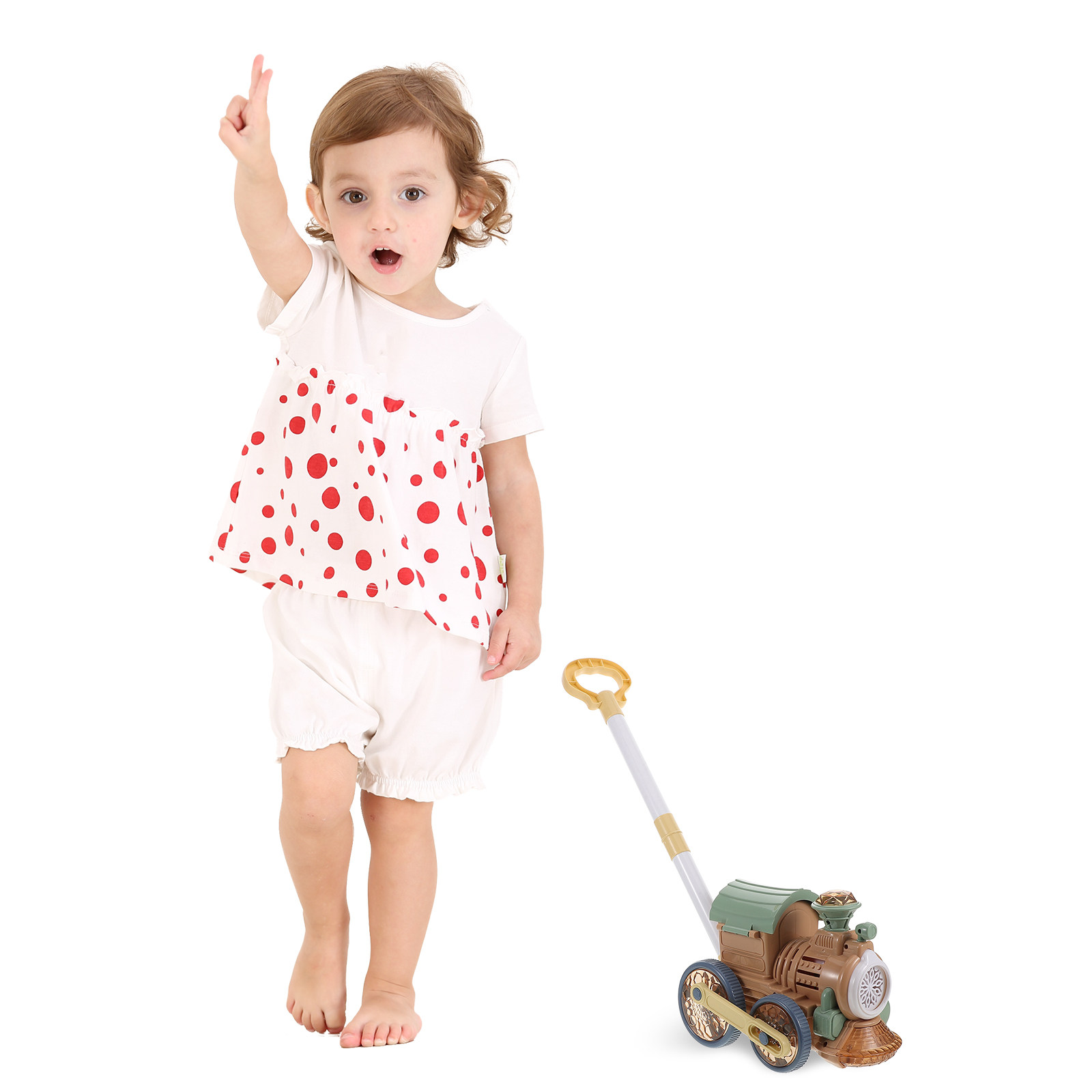 Automatic 8 Hole Bubble Train  - Kids Outdoor Lawn Mower review and price