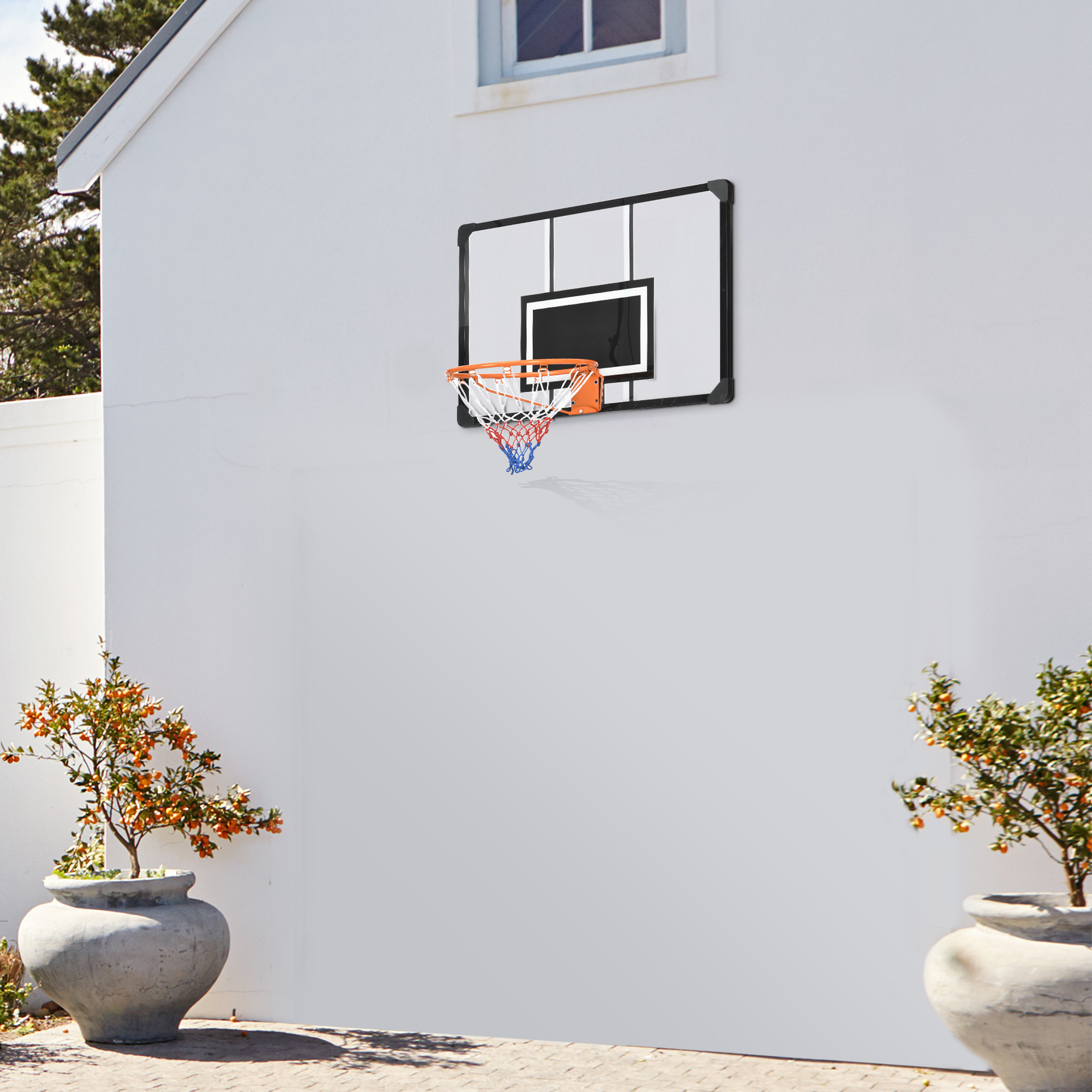 Wall Mounted Basketball Hoop w - Basketball Hoop Outdoor review and price