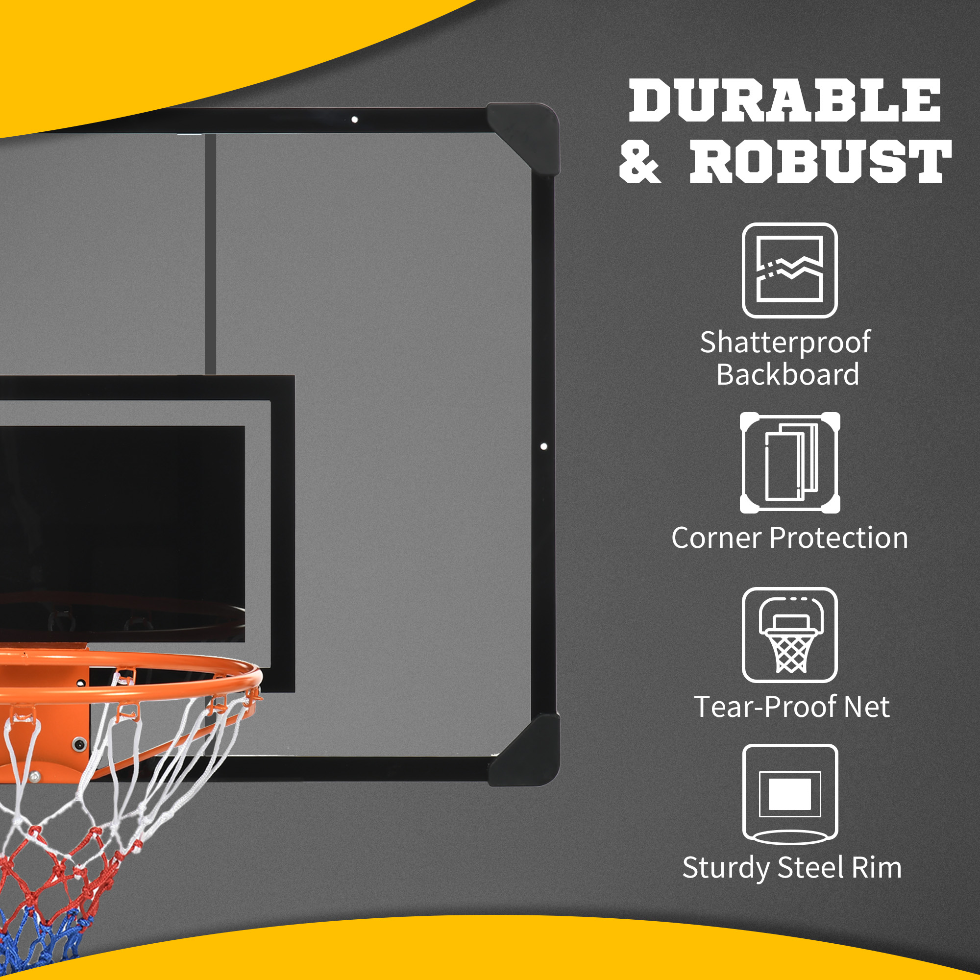 Wall Mounted Basketball Hoop w - Basketball Hoop Outdoor review and price