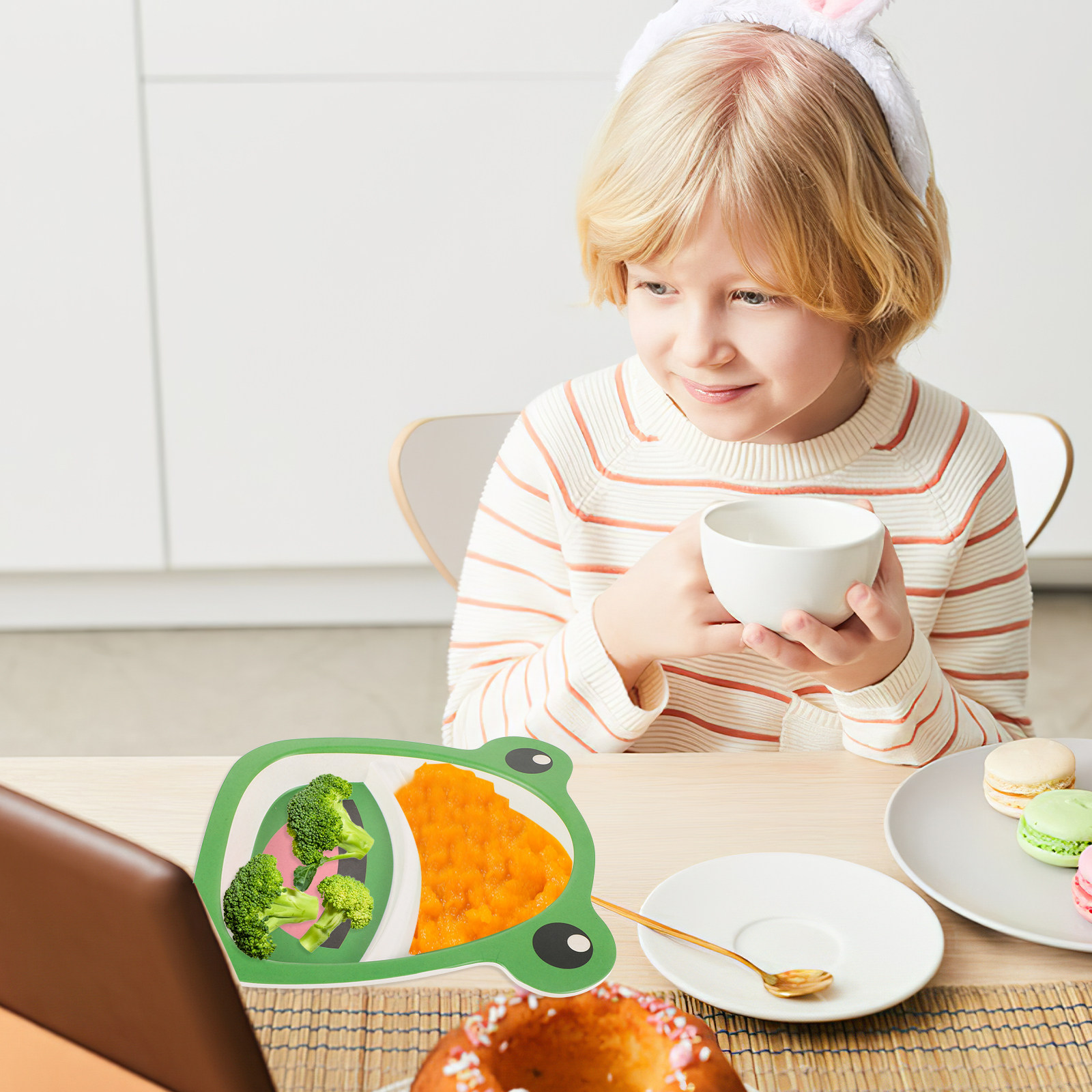 1Set Bamboo Fiber Kids Dining  - Kids Outdoor Dining Set review and price