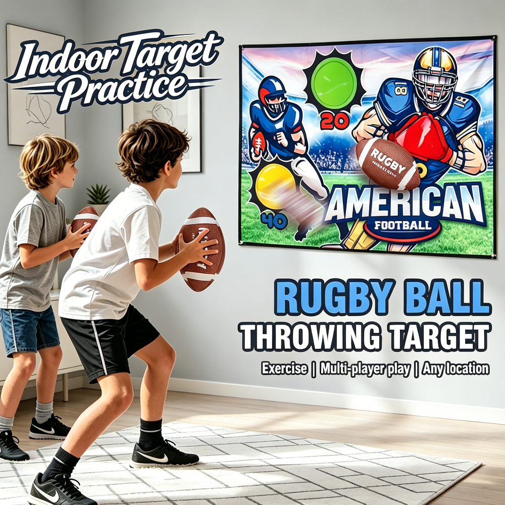 Children's Rugby Ball Toss Gam - Kids Indoor Outdoor Games review and price