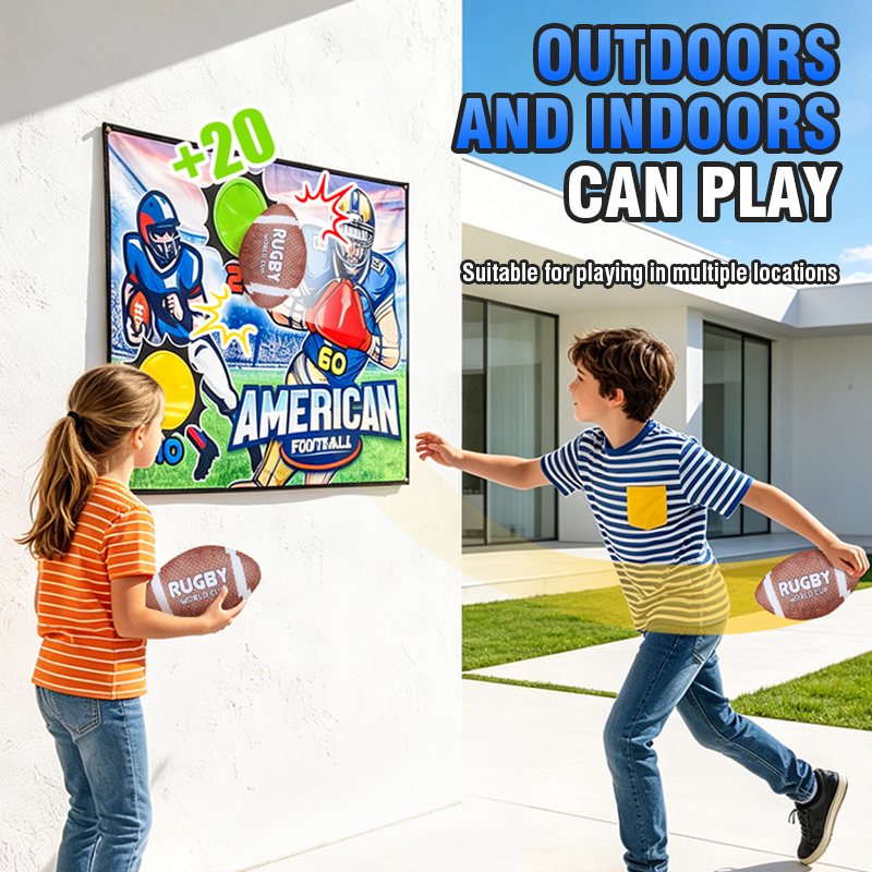 Children's Rugby Ball Toss Gam - Kids Indoor Outdoor Games review and price