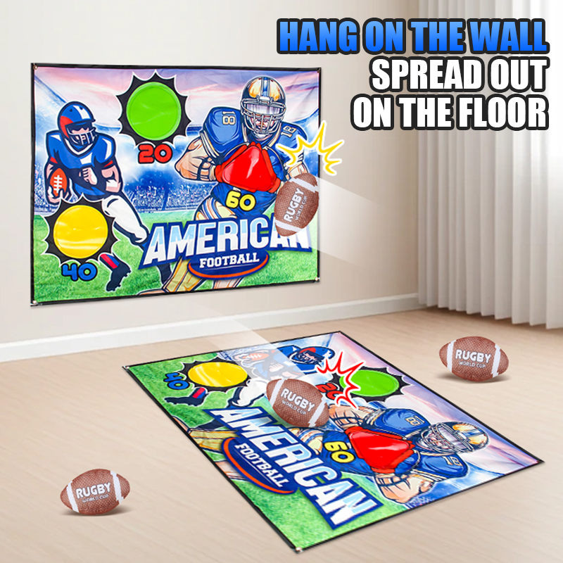 Children's Rugby Ball Toss Gam - Kids Indoor Outdoor Games review and price