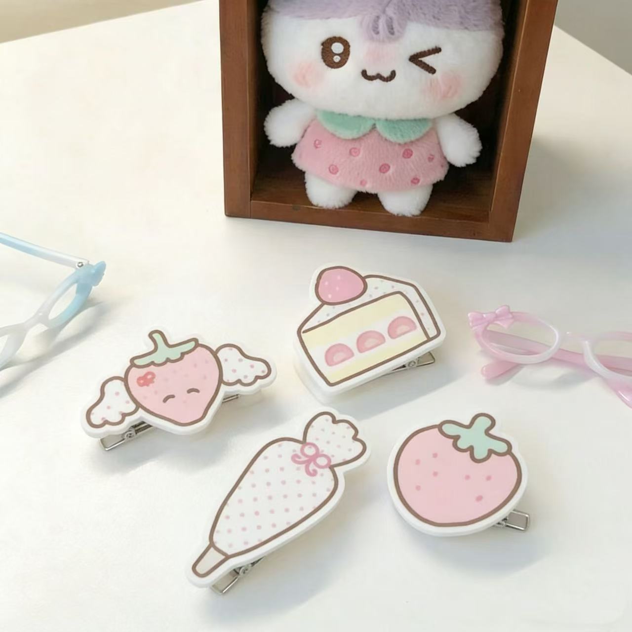 INS Strawberry Cake Hair Clip  - Kids Outdoor Activity Set review and price