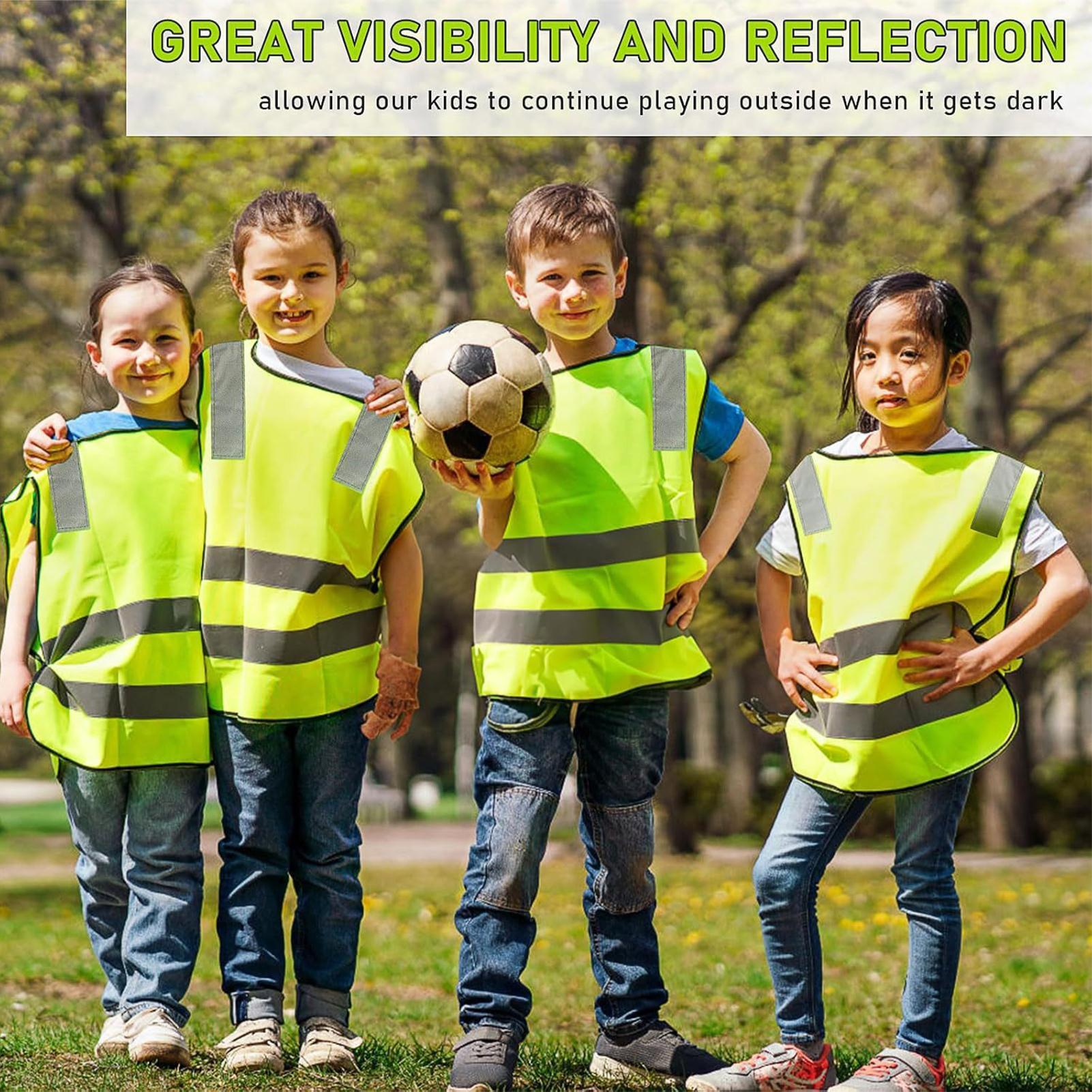 Kids Reflective Vest 10 Pieces - Kids Outdoor Vest review and price